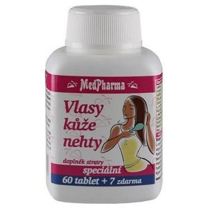 MedPharma Vlasy, kůže, nehty 67 tablet