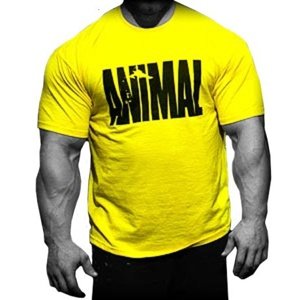 Universal Nutrition Universal triko Animal Iconic T-Shirt žluté - XXL - malé logo