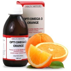 Health Institute Opti Omega 3 200 ml - pomeranč