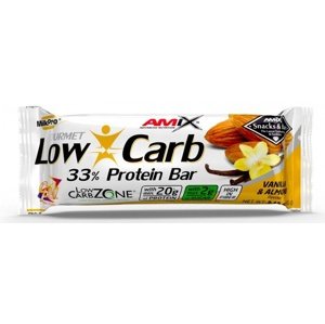 Amix Nutrition Amix Low Carb 33% Protein bar 60g - vanilka s mandlí
