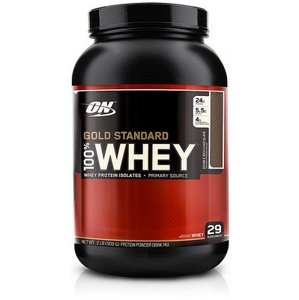 Optimum Nutrition 100% Whey Gold Standard 908g - čokoláda/lískový oříšek