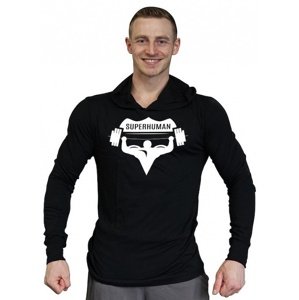 Titánus Tričko s kapucí Super Human velké logo - XS