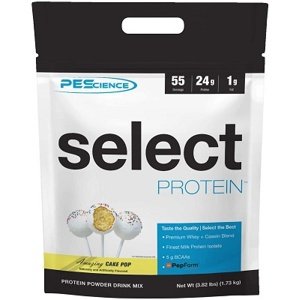 PEScience Select Protein 1710g US verze - Cake Pop + PEScience gym towel ručník ZDARMA