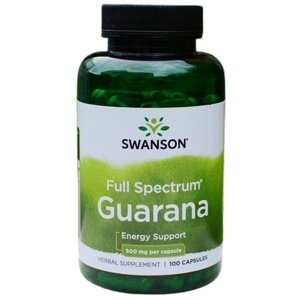 Swanson  Full Spectrum Guarana 500 mg 100 kapslí