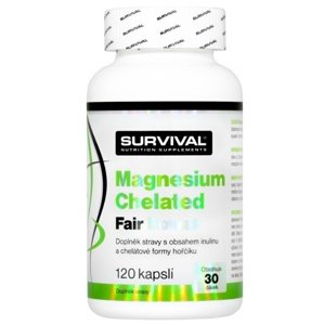 Survival Magnesium Chelated Fair Power® 120 kapslí