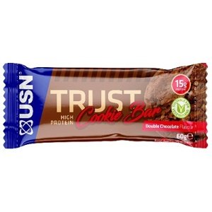 USN (Ultimate Sports Nutrition) USN Trust Cookie Bar 60g - dvojitá čokoláda