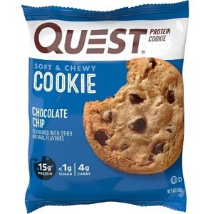 Quest Nutrition Protein Cookie 59 g - Chocolate Chip VÝPRODEJ (DMT 17.1.2024)