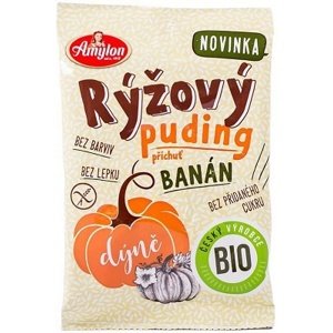 Amylon Pudink rýžový bezlepkový BIO 40 g S dýní a příchutí banánu