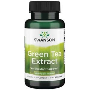 Swanson Green Tea Extrakt 60 kapslí