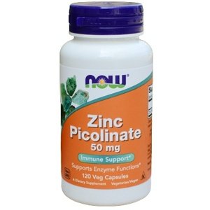 Now Foods Zinc Picolinate 50 mg 120 kapslí