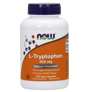 Now Foods L-Tryptophan 500 mg 120 kapslí
