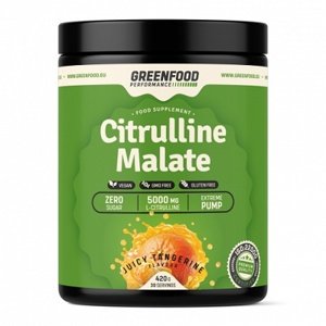 GreenFood Performance Citrulline Malate 420 g - mandarinka