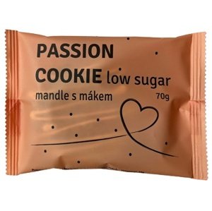 Passion Bar Passion Cookie 70 g Low sugar Mandle s mákem