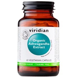 Viridian Nutrition Viridian Organic Ashwagandha Extract (Indický ženšen) 60 kapslí