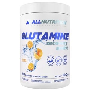 All Nutrition AllNutrition Glutamine Recovery Amino 500 g - pomeranč