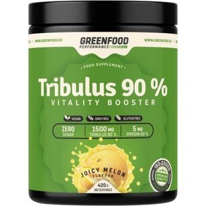 GreenFood Performance Tribulus 420 g - meloun + Šejkr 500 ml ZDARMA