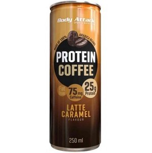 Body Attack Protein Coffee 250 ml - Karamelové Latte