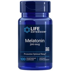 Life Extension Melatonin 300 mcg 100 kapslí