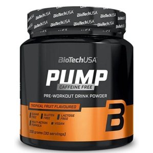 Biotech USA BiotechUSA Pump Caffeine free 330 g - citronový ledový čaj