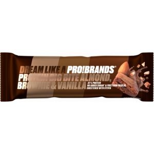 FCB  ProBrands Big Bite Bar 45 g - Mandlové brownie s vanilkou