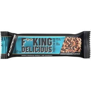 All Nutrition AllNutrition F**king Delicious Protein Bar 55 g - čokoláda/karamel