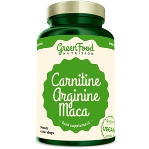 GreenFood Carnitin Arginin Maca 90 kapslí