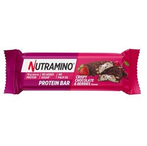 Nutramino Protein Bar 55 g - křupavá čokoláda/lesní ovoce