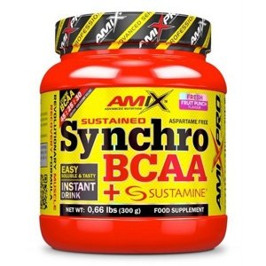 Amix Nutrition Amix Synchro BCAA + Sustamine 300g - fruit punch PROŠLÉ DMT 7.2023