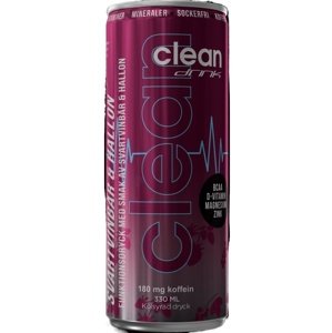 Clean Drink BCAA 330 ml - černý rybíz/malina bez kofeinu
