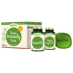 GreenFood Senior immunity Forte + pillbox 30 dávek