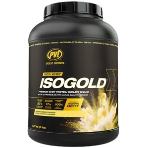 PVL Gold Series 100 % Whey Isogold 2270 g - banán
