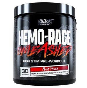 Nutrex Hemo-Rage Unleashed 30 dávek - ovocný punč