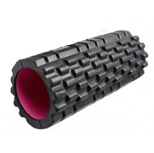 Power System Fitness Roller - černá/růžový střed