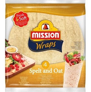 Mission Foods Mission Wraps Tortilly 245 g - špaldovo-ovesné