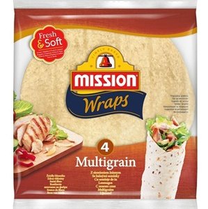 Mission Foods Mission Wraps Tortilly 245 g - vícezrnné