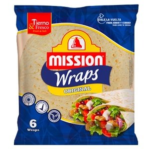 Mission Foods Mission Wraps Tortilly 370 g - original