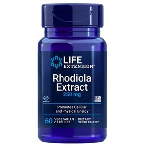 Life Extension Rhodiola Extrakt 250 mg 60 kapslí