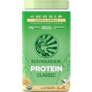 Sunwarrior Protein Classic 750 g - bez příchuti VÝPRODEJ (POŠK. OBAL)