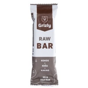 GRIZLY RAW Bar 55 g kokos-kešu-kakao
