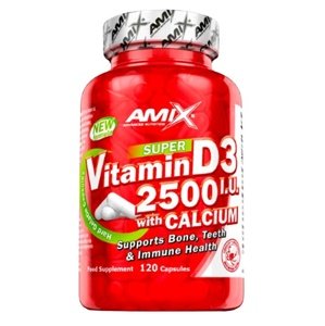 Amix Nutrition Amix Vitamin D3 2500 I.U. s vápníkem 120 kapslí