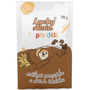 Lucky Alvin Pro Děti Arašídová pomazánka 30 g - mléčná čokoláda