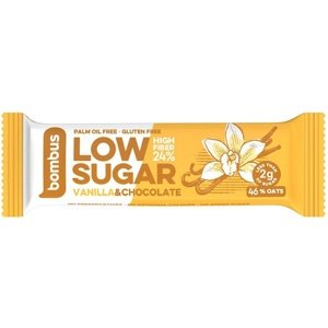 Bombus Low Sugar bar 40 g - vanilka/čokoláda