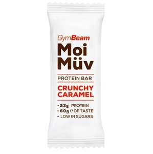 GymBeam Proteinová tyčinka MoiMüv 60 g - křupavý karamel