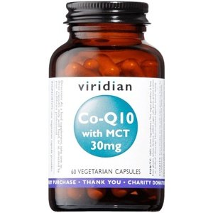 Viridian Nutrition VIRIDIAN CO-Q10 (Koenzym Q10) with MCT 30mg 60 kapslí