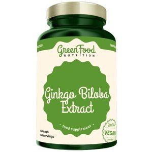 GreenFood Ginkgo Biloba Extract 60 kapslí