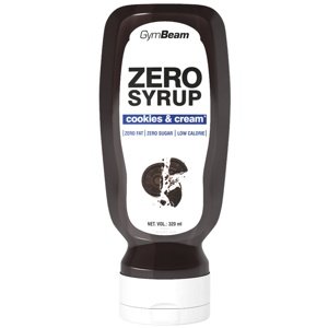 GymBeam Zero Syrup 320 ml - cookies & cream