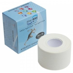 Kine-MAX Team Tape Neelastická Tejpovací páska 3,8cm x 10m - bílá