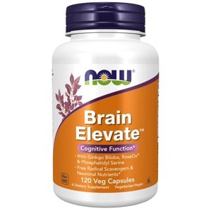 Now Foods Brain Elevate 120 kapslí