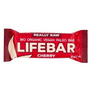 Lifefood Lifebar Raw BIO 47 g - třešeň