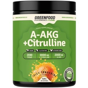 GreenFood A-AKG + Citrulline Malate 420 g - mandarinka